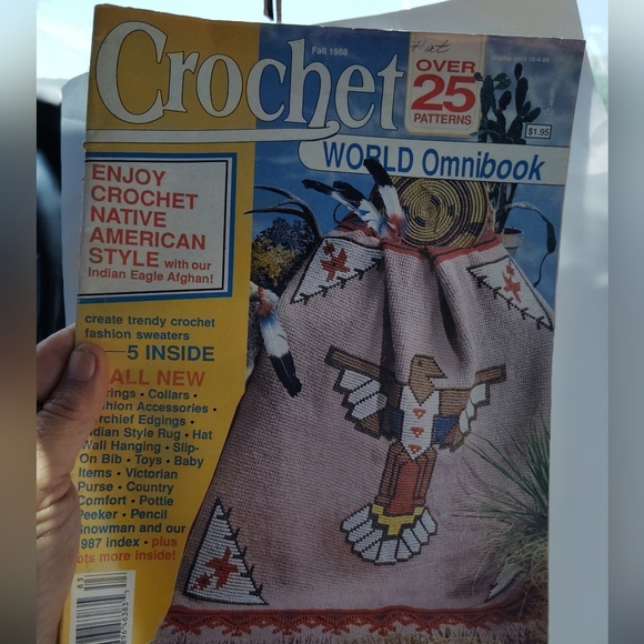 Vintage Crochet World Omnibook Magazine Fall 1988 - Picture 1 of 7
